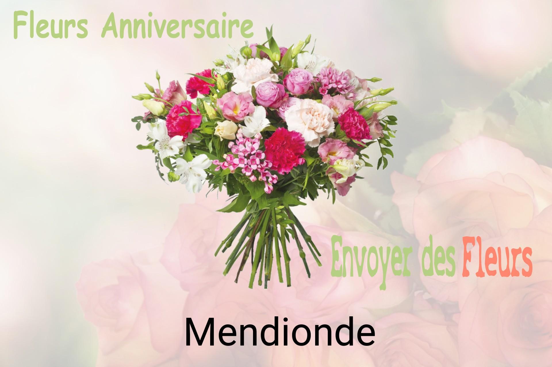 Bouquet de fleurs d’anniversaire livré à Mendionde