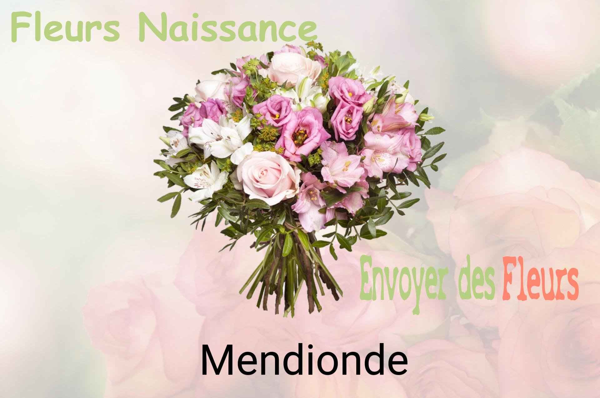 Bouquet de fleurs de naissance livré à Mendionde